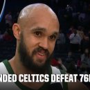 Derrick White impressed by Celtics' execution 이미지