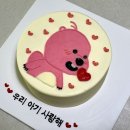 진접 레터링 케이크 캐릭터 주문제작 달곰과자집