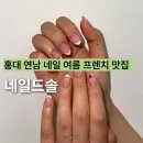 네일.솔 | 홍대 연남 네일 네일드솔 여름 이달의아트 내돈내산 재방문