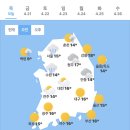 ＜오늘의 날씨 🌞☔️☃️＞ 2023년 4월 20일 목요일 이미지