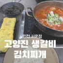CU 계양한미리점 | 계양구청 맛집 고양진생갈비김치찌개 인천 서운점 후기(서운산단 밥집)