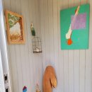 화가와 꽃 이미지