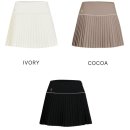 6-236 TS | [페어라이어]골프웨어, 벨벳 리본 탈착 티셔츠 스커트 선바이저 블프세일 중 득템 아이보리셋업