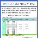 보안등 전기요금 지원사항 안내 이미지