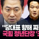 "당대표 향해 찌질하다고?" 국힘 청년단장(박홍준) '조경태' 직격 이미지