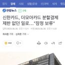 신한카드, 더모아카드 분할결제 제한 없던 일로…&#34;잠정 보류&#34; 이미지