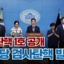 [기자회견] 민주당 검사탄핵 발의! 검사탄핵 1호 공개! 이미지