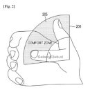 삼성, 한 손으로 스마트폰 맘대로…특허 이미지
