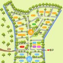 숲속에서 캠핑장 이미지