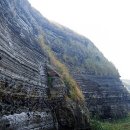 제주 수월봉 화산쇄설층 이미지