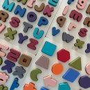 가베놀이 (C) | 아기원목교구 한글 알파벳 도형 가베가족 톡톡퍼즐