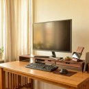 천천로 | 모니터받침대 거치대(스탠드 선반 듀얼) 제작 후기 [수원 메앙구 목공방]