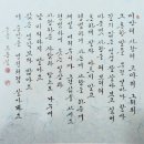 한국미술관 제19회 민체를 찾아서 산돌 한글서회전 이미지