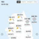 8월8일 일요일 날씨 이미지