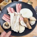 중동061 | 광양 중동 고기집 돼지갈비 맛집 한돈모듬버섯숯불구이 소주 맥주 3500원