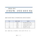 202년 봄호 수원문학 신인상 당선자 발표 이미지