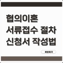 드림 법무사 사무소 | 협의이혼 서류접수 절차, 신청서 양식 작성 방법 알려드림