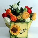 냅킨아트 연필꽂이 이미지