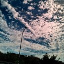 호남고속도로(대전-논산)에서 본 가을 하늘 이미지