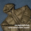 나이스 고스트 클럽 (NYLON DOWN PUFFER_BROWN) 구매 후기