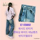 스탠다드에러 87-STAN162 워시드 빈티지 캣워싱 와이드 데님팬츠 빈티지옐로우 착용후기