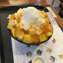 설빙 명지대점 | 설빙 명지대점 - 망고치즈빙수&인절미호떡 (매장&배달 후기)