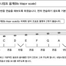 [리뉴얼] 둠바곰돌 음악이론 28. b 이 2개 붙는 장음계 온음 반음 연습: 예) 내림나장조 음계(Bb Major scale) 이미지