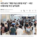 국민 60% “제발 이날 공휴일 되길”…내년 10월10일 무슨 날이길래 이미지