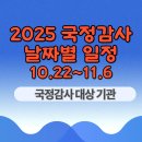 김해산업진흥의생명융합재단 노동조합 | 2025년 국정감사 전체 일정 및 날짜별 일정(10.22~11.06)과 대상기관, 일반 상임위 및 겸임 상임위원회