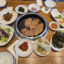 고기덕분 | 천지연 수원점 점심한상 후기: 구워주는 고기 덕분에 편하게 먹었어요
