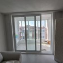 동남연립 | 서귀포 커튼 블라인드 시공 법환동 동남서호연립 거실 쉬폰커튼 설치 후기