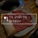 동부반찬 | 안동 갈비골목 맛집 동부숯불갈비 내돈내산 후기, 현지인 추천