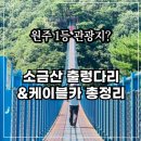 CU만종쉼터점 | 원주 가볼만한곳 1위?! 소금산 출렁다리 &amp; 케이블카 제대로 다녀왔어요