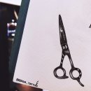 가위헤어 이미지