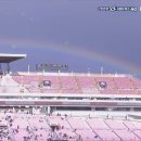 [KBO] 수원 kt 위즈파크에 뜬 무지개 이미지