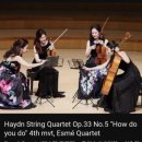 제기33 | 하이든 현악 사중주 G장조 작품번호 33 제5번 Hob. III:41, &#39;How do you do?&#39; Op. 33 No. 5, Hob. III:41
