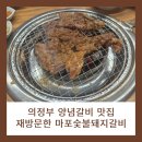 [의정부 맛집] 친절한 이모님 덕분에 더 맛있었던 마포숯불돼지갈비