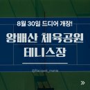 화성도시공사 체육시설 1부 치동천체육공원 축구장 | 왕배산 체육공원 테니스장, 8월 30일 드디어 개장!