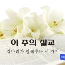 갈바리가 말해주는 세 가지 이미지