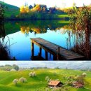 전원풍경 이미지