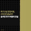 솔레아스 칼럼 34. 축구교실 창업비용, 2억이면 끝날까?