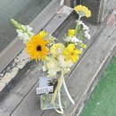 장전역1번출구앞 | 부산대 꽃집 추천 꽃딱지 결혼 축하 선물 플라워 클리어백 솔직 후기