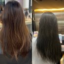 (주)더블리로 | 헤어스타일/🌿 분위기 끝판왕! 붉은기 없이 차분한 매트카키브라운 염색/주안미용실 헤어더블리 바이무드점