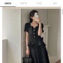 디아앤코 | 하객룩 [매니크/ 리리앤코] [시에라 시스루 레이어드...디아 트위드 배색 쉬폰 퍼프 페플럼 블라우스] 후기