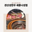 세종한우 | 세종 나성동고깃집 관산성한우,평일 점심 특선 후기