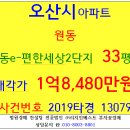 오산아파트경매 원동e-편한세상2단지 33평형 2019-13079 오산시 원동2단지e-편한세상 오산맑음터공원 원동초 원일초 원일중 1호선 오산역 이미지