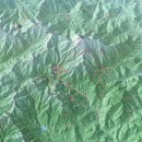 가야산 등산지도, 산행지도, 산행코스, 등산코스 및 등산로입구 안내(합천, 성주) 이미지
