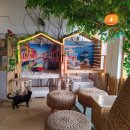 대부도 파란하늘 | [대부도/카페] 허니비치 - 바다 뷰와 고양이가 함께하는 힐링카페 찾았어요