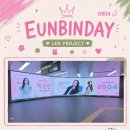🎂 HAPPY EUNBIN DAY! 홍대입구역 생일 LED 💖💚 이미지