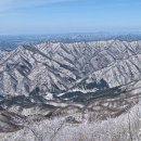 연인산에서 설경을 즐기며 이미지